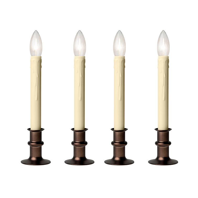 Bright white deals window candles